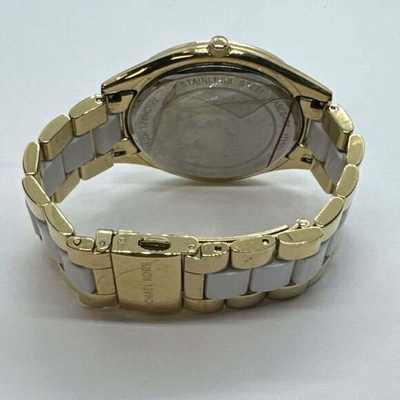 Michael Kors Slim Runway MK4295 Women\'s Two Tone Analog Dial Wrist Watch JNA302 main image 2